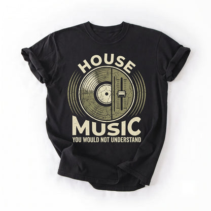 Funny DJ Graphic Art Disc Jockey Music Lover Apparel for Men Women Unisex TShirt