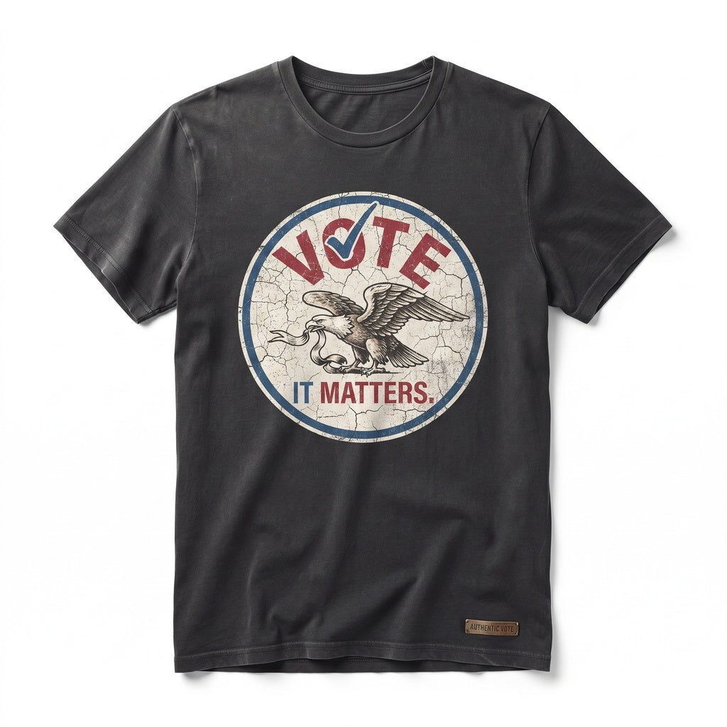 Vote Matters Apparel Election 2026 Voter Engagement Political Garment Unisex TShirt