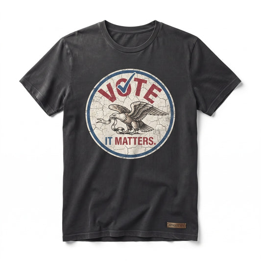 Vote Matters Apparel Election 2026 Voter Engagement Political Garment Unisex TShirt