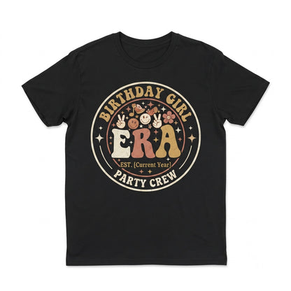 Birthday Girl Era Retro Party Graphic Apparel Outfit Unisex TShirt