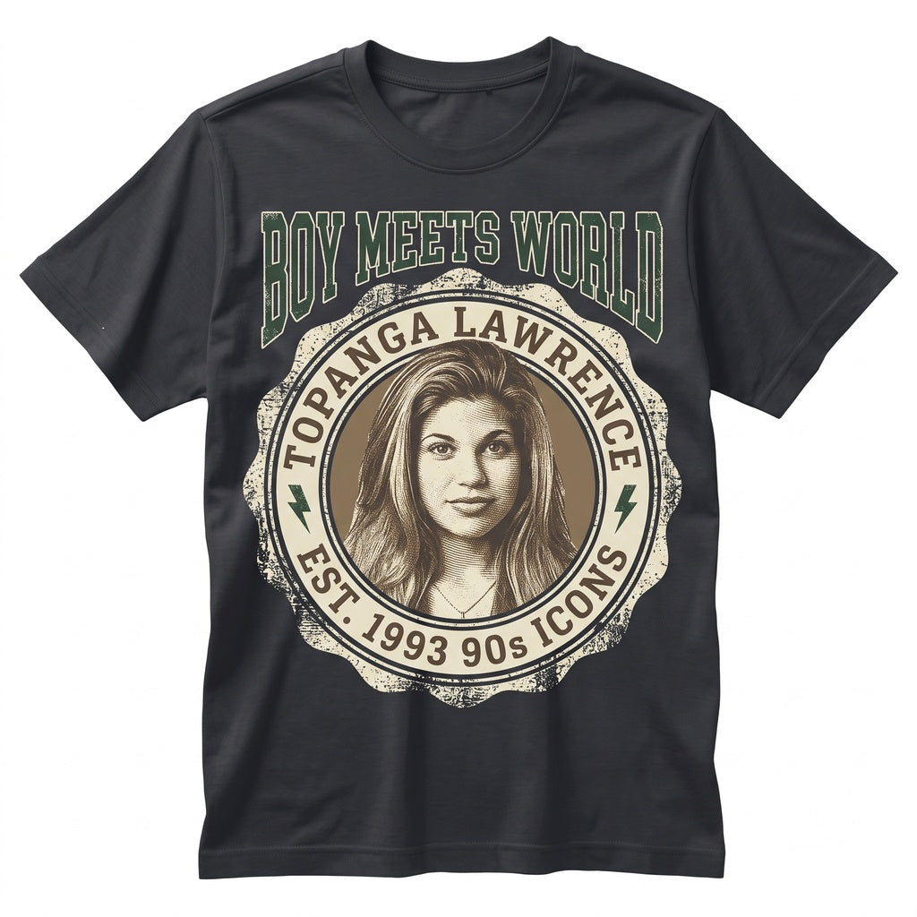 Topanga Lawrence Homage Funny Girl Nostalgia 90s Sitcom Tee Unisex TShirt
