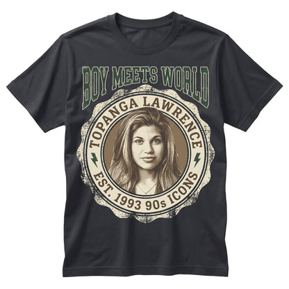 Topanga Lawrence Homage Funny Girl Nostalgia 90s Sitcom Tee Unisex TShirt