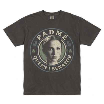 Vintage Padme Queen Amidala Graphic Attack Of The Clones Sci-Fi Movie Gift Apparel for Her Unisex TShirt