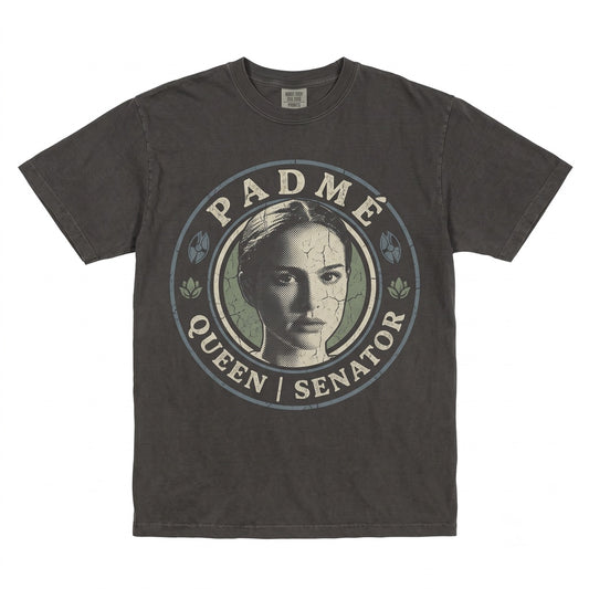 Vintage Padme Queen Amidala Graphic Attack Of The Clones Sci-Fi Movie Gift Apparel for Her Unisex TShirt