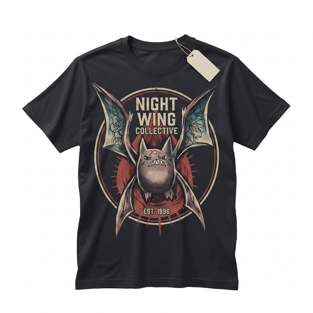 Crobat Vintage Gothic Anime Bat Sleeveless Graphic Y2K Dark Kawaii Streetwear Unisex TShirt