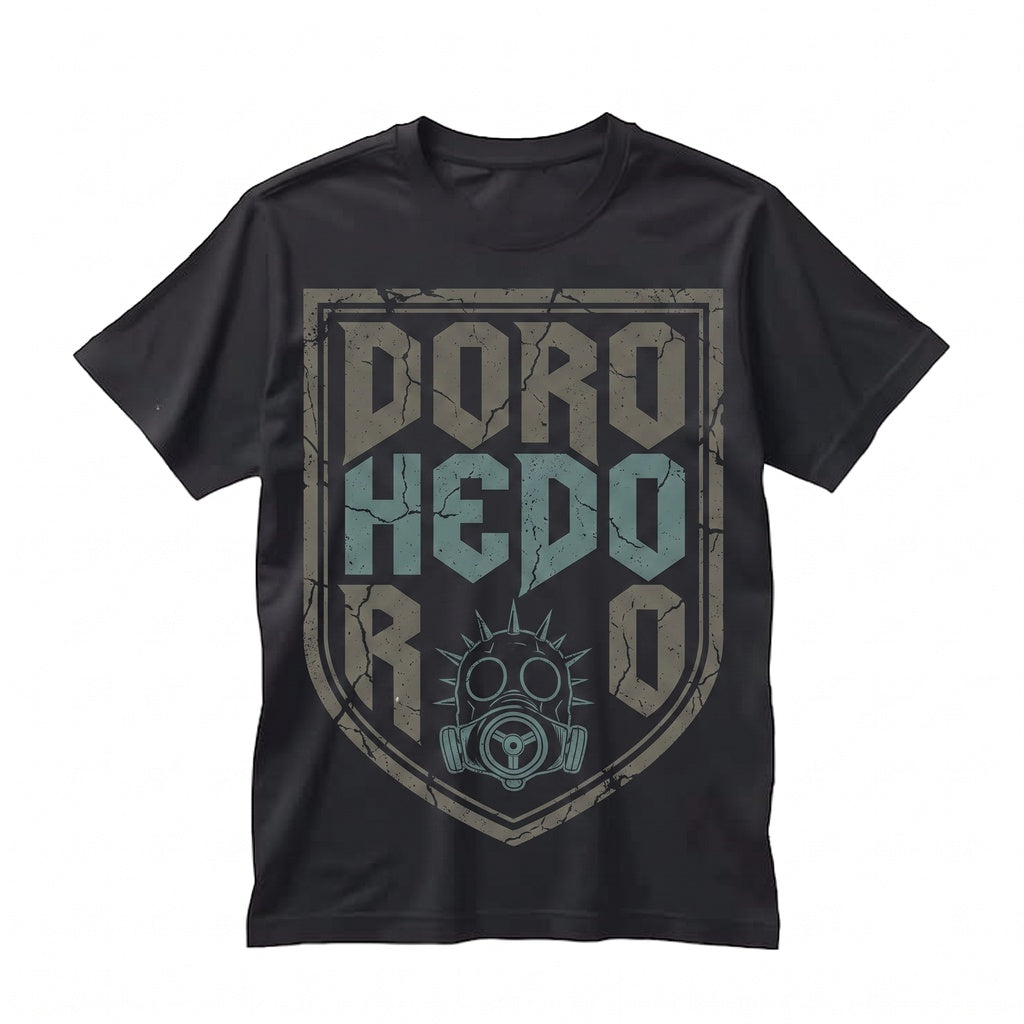 Retro Magic Sorcerer Noi Nikaido Caiman Graphic Top, Hole Anime Manga Apparel Cotton Short Sleeve Unisex TShirt