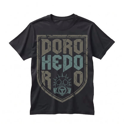 Retro Magic Sorcerer Noi Nikaido Caiman Graphic Top, Hole Anime Manga Apparel Cotton Short Sleeve Unisex TShirt