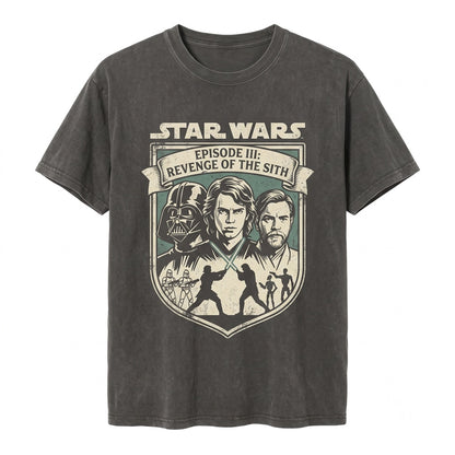Vintage Revenge of the Sith Anakin Skywalker Darth Vader Dark Chosen One Graphic Unisex TShirt