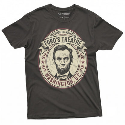 Abraham Lincoln Go To The Theater They Said Funny 4th Of July Independence Day USA President Gift Unisex TShirt