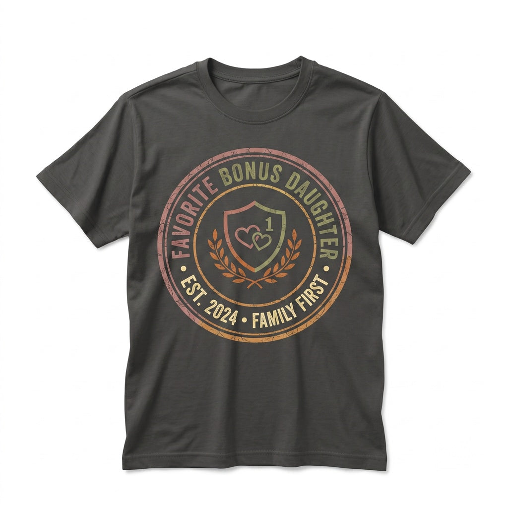 Favorite Bonus Daughter Sweet Blended Family Gift Unisex TShirt