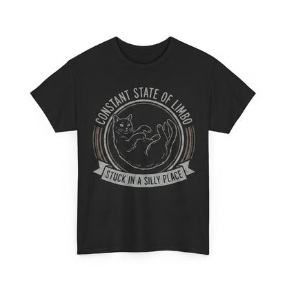 Constant State of Limbo Funny Japanese Cat Graphic Cotton Vintage Aesthetic Apparel Unisex TShirt