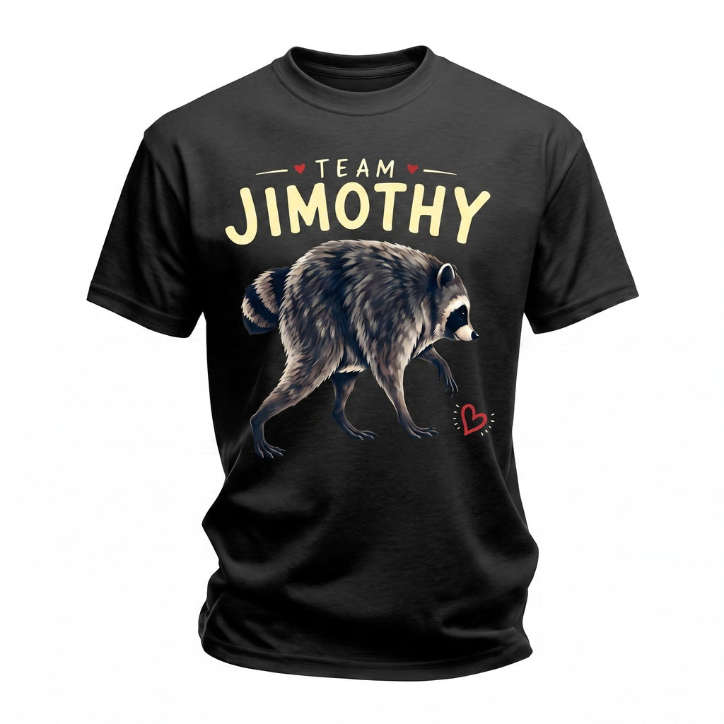 Funny Meme Raccoon Animal Team Jimothy Unisex TShirt