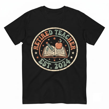 Retired Educator Apparel Retro Celebration Present Unisex TShirt