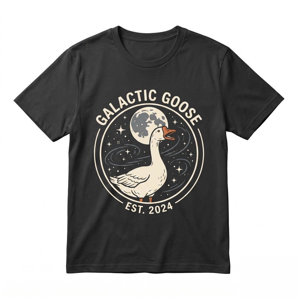 Vintage Goose 90s Graphic Retro 2000s Nature Moon Lovers Nostalgia Oversize Party Gift Unisex TShirt