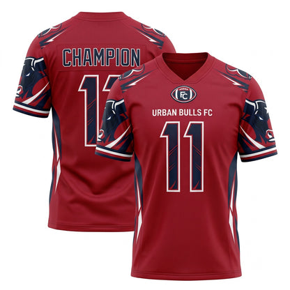 Unisex Football Fan Jersey - Breathable Mesh Athletic Game Day Shirt