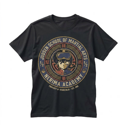 Ranma Saotome Genma Panda Martial Arts Graphic Manga Top Unisex TShirt