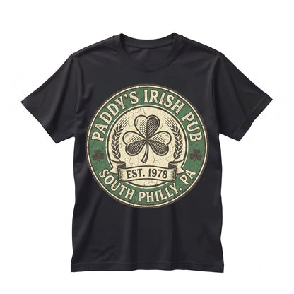 Paddys Irish Pub Philly Tavern Philadelphia Bar Vintage Graphic Unisex TShirt
