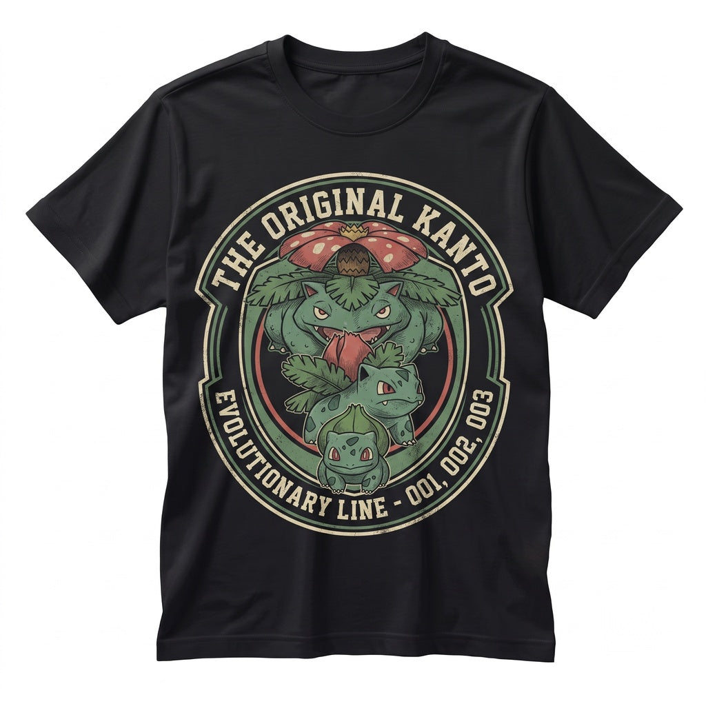Vintage Y2K Bulbasaur Ivysaur Venusaur Evolution Cute Anime Graphic Sleeveless Tank Unisex TShirt