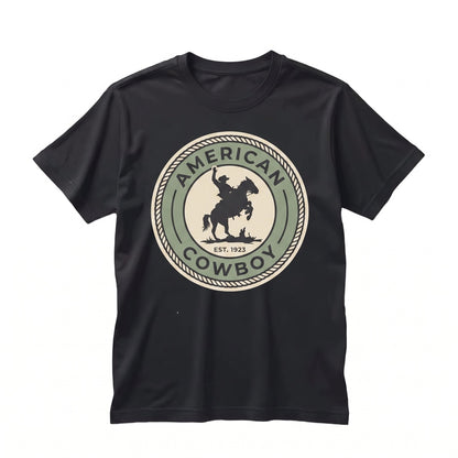 Vintage Cowboy Graphic Rodeo Western Country Apparel Unisex TShirt