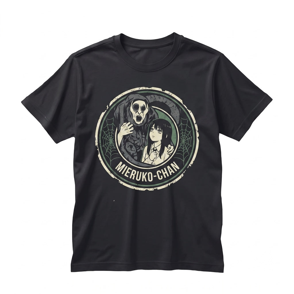 Aesthetic Anime Horror Girl Japanese Streetwear Alt Harajuku Vintage Graphic Unisex TShirt