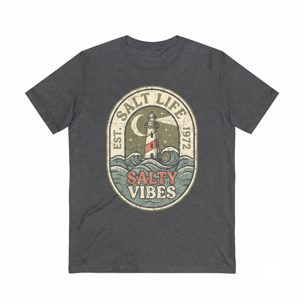 Salty Vibes Tank Top Retro Summer Beach Shirt Unisex TShirt