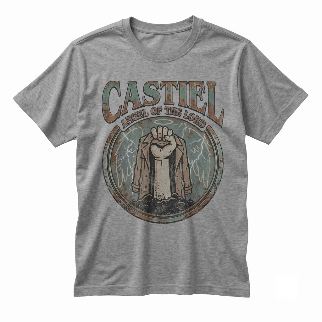 Castiel Vintage Angel Graphic Retro 90s Fan Apparel Gift for Men Women Unisex TShirt