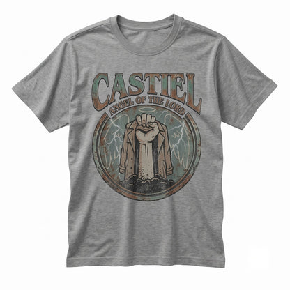 Castiel Vintage Angel Graphic Retro 90s Fan Apparel Gift for Men Women Unisex TShirt