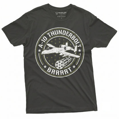 A-10 BRRRT USA Military Veteran Army Green Gift Ideas Unisex TShirt