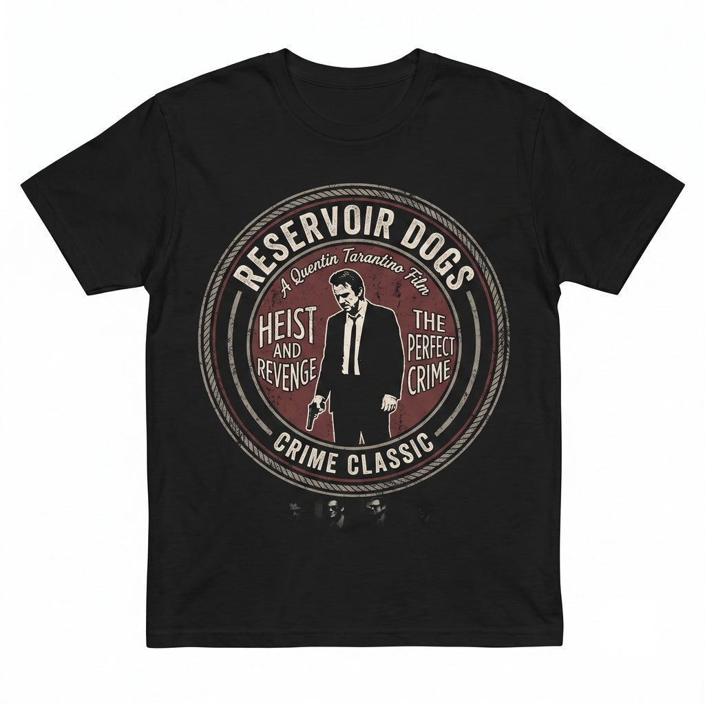 Vintage 90s Cult Crime Movie Bootleg Graphic Retro Heist Cinema Top Unisex TShirt