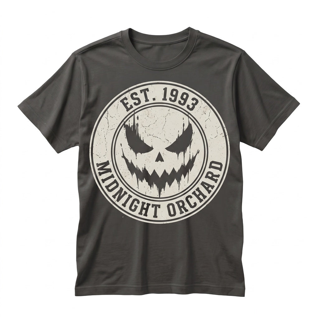 Dripping Scary Pumpkin Face Dark Horror Aesthetic Spooky Halloween Gift Unisex TShirt