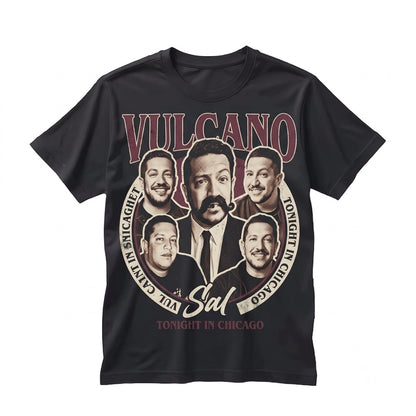 Retro Sal Vulcano Graphic Gift For Men Women Cotton Classic Unisex TShirt