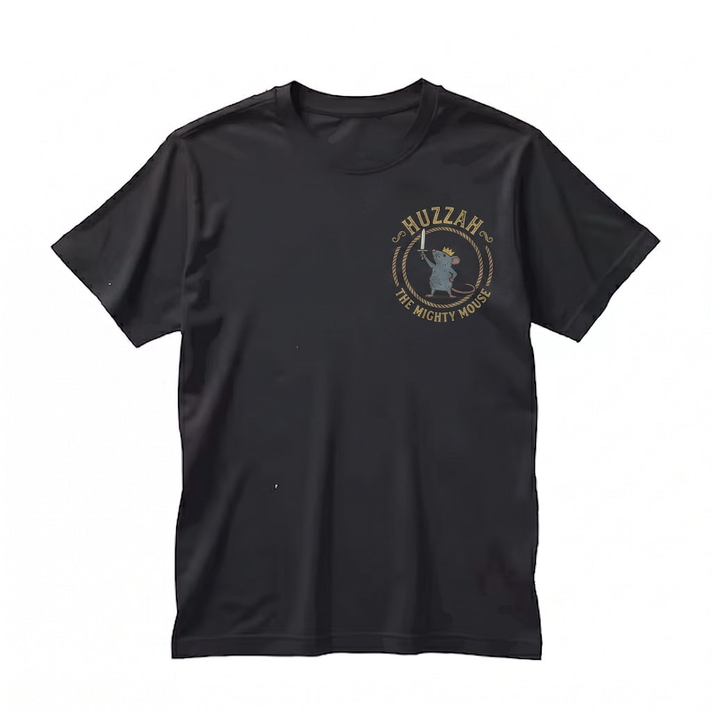 Huzzah Rat King Embroidered 1717 Renaissance Faire Funny Tabletop RPG Fantasy Graphic Unisex TShirt
