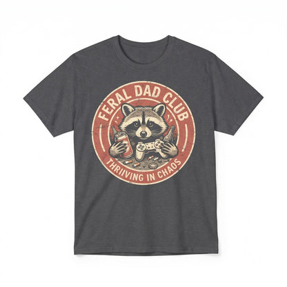 Funny Feral Raccoon Dad Fathers Day Birthday Gift For Men Unisex TShirt