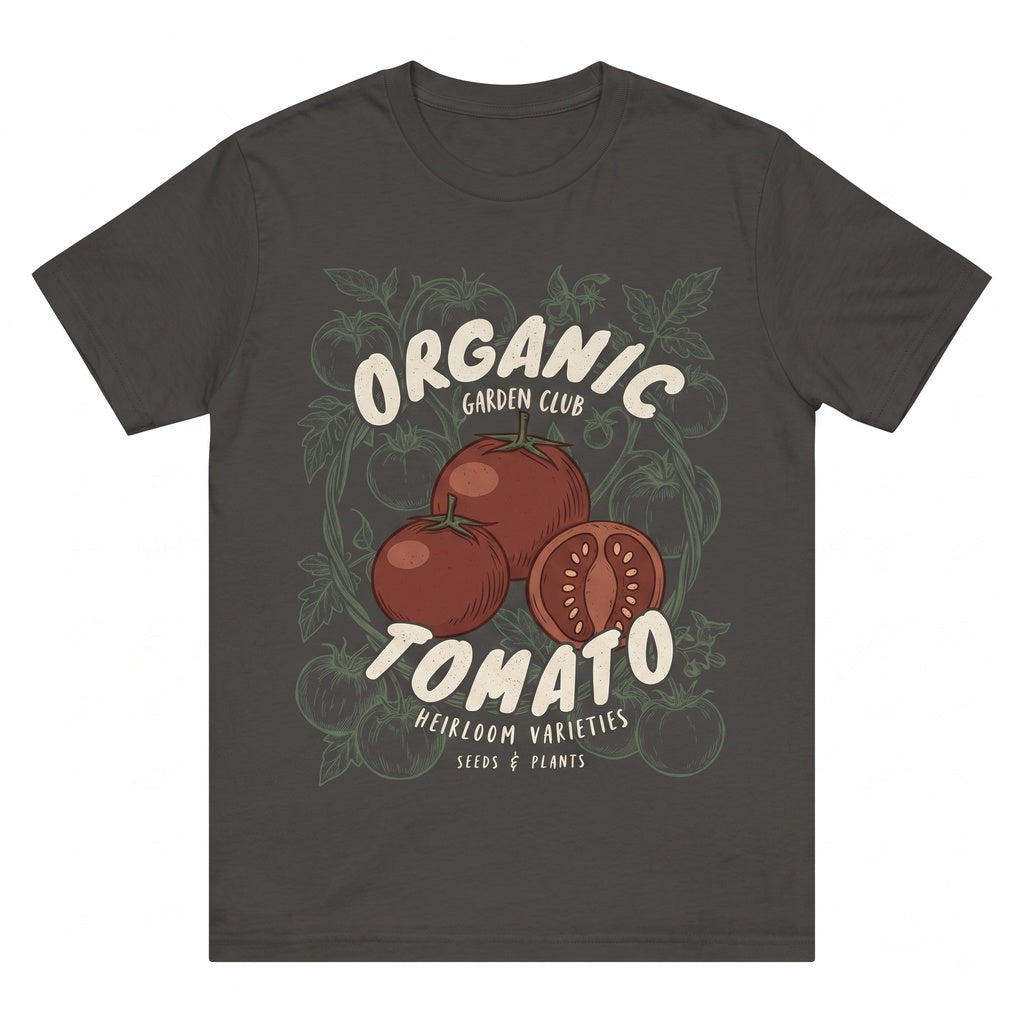 Tomato Garden Club Graphic Vintage Botanical Plant Lover Gift Apparel Unisex TShirt