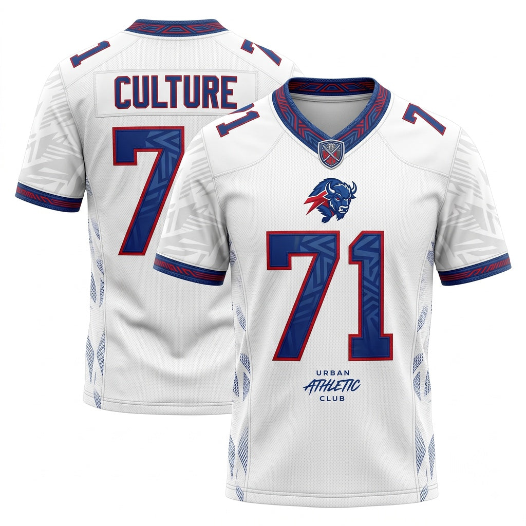 Unisex Football Fan Jersey - Lightweight Breathable Mesh Stitched Game Day Athletic Top