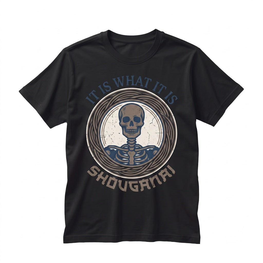Funny Japanese Skeleton Graphic Aesthetic Harajuku Streetwear Vintage Cotton Unisex TShirt