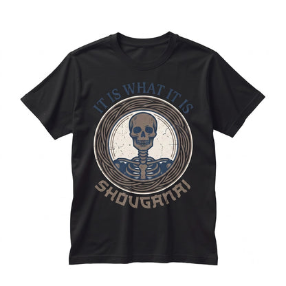 Funny Japanese Skeleton Graphic Aesthetic Harajuku Streetwear Vintage Cotton Unisex TShirt