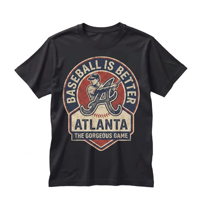Vintage Atlanta Baseball ATL Game Day Graphic Unisex TShirt