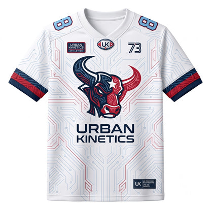 Unisex Breathable Stitched Football Jersey Lightweight Mesh Athletic Game Day Fan Jersey