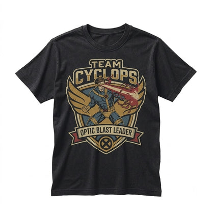 Cyclops Scott Summers Mutant Graphic Merch Front Back Double-Sided Print Oversized Unisex TShirt