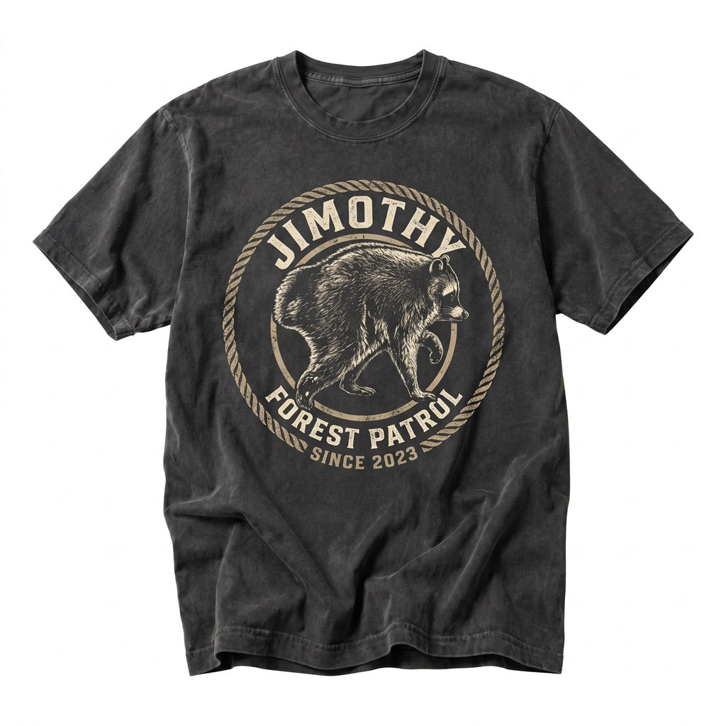 Jimothy Viral Seattle Raccoon Meme Vintage Retro Graphic Funny Animal Unisex TShirt