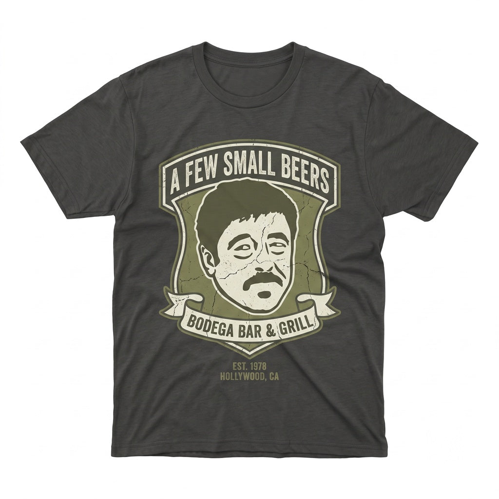 Funny Sensei Sergio A Few Small Beers Movie Graphic Cotton Apparel Unisex TShirt