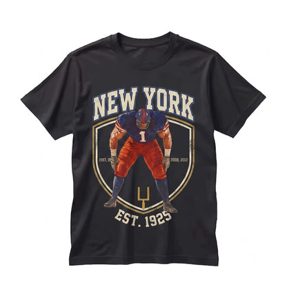 Retro 90s New York Football Vintage Game Day Graphic Sports Apparel Unisex TShirt