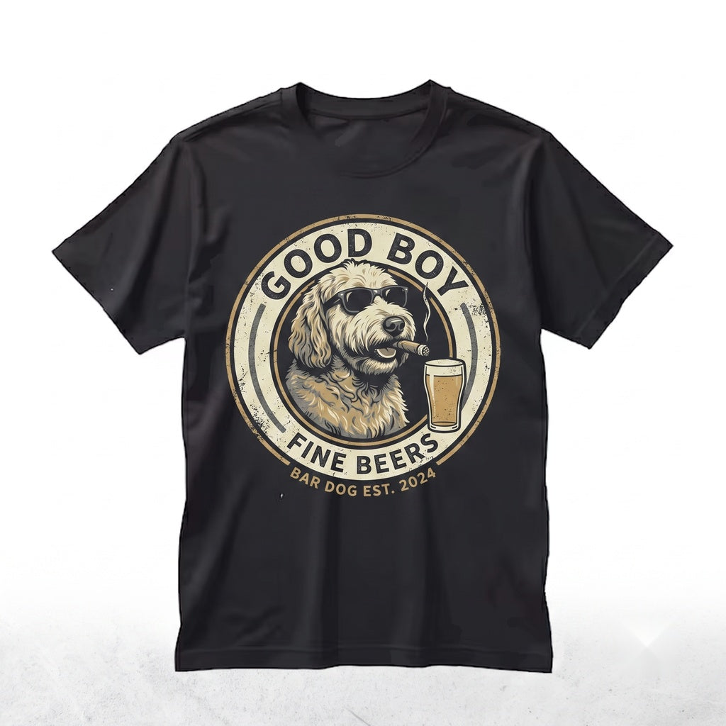 Goldendoodle Drinking
