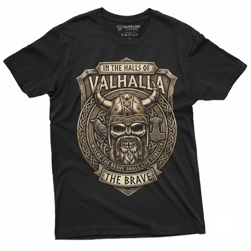 Viking Patriotic Valhalla Norse Warrior Inspirational Birthday Gift Apparel Unisex TShirt