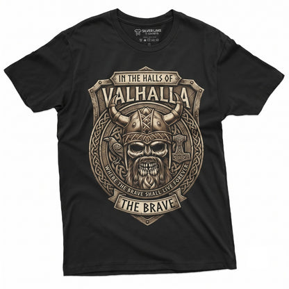 Viking Patriotic Valhalla Norse Warrior Inspirational Birthday Gift Apparel Unisex TShirt