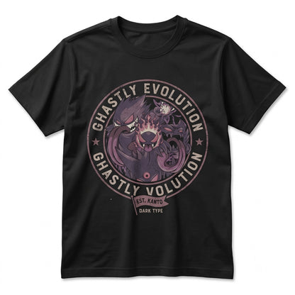 Gengar Ghost Evolution Tank Top Dark Purple Anime Graphic Sleeveless Vintage Washed Spooky Gamer Gift Unisex TShirt