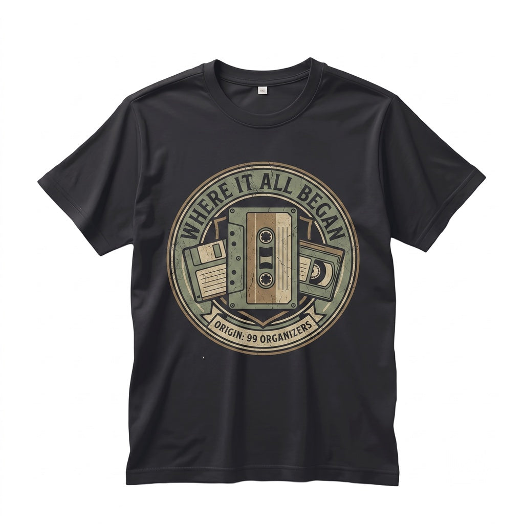 Retro 90s Tech Nostalgia Funny Vintage Computer Graphic Humor Cotton Unisex TShirt