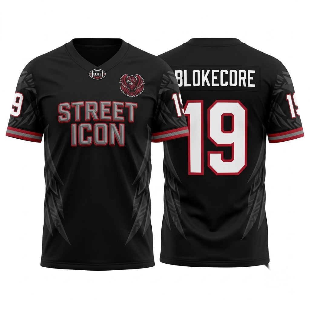 Unisex Stitched Game Day Football Fan Jersey - Breathable Lightweight Mesh Athletic Top