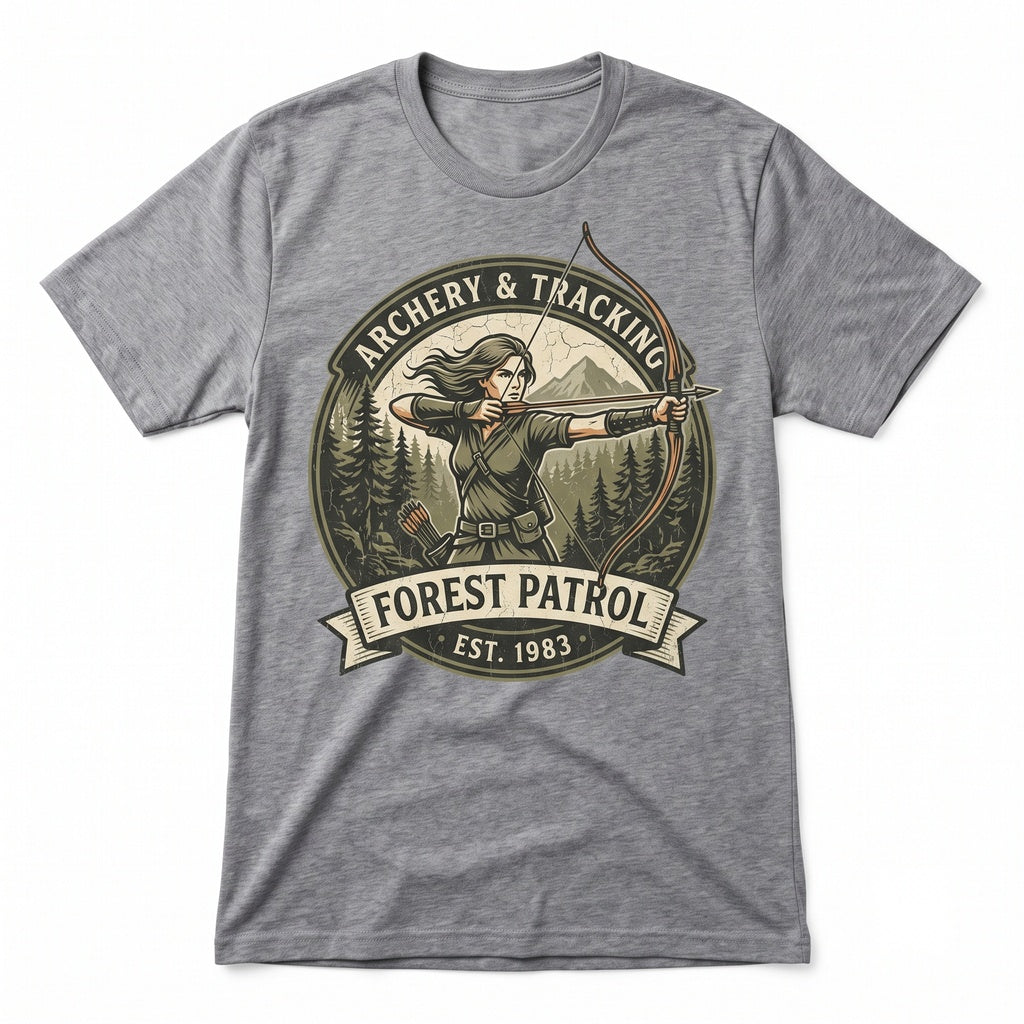 Bigfoot Graphic Vintage Sasquatch Forest Camping Outdoor Unisex TShirt